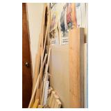 S - Assorted Scrap Lumber and Wood Pieces Collection
