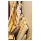 S - Assorted Scrap Lumber and Wood Pieces Collection
