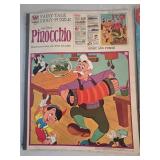 LL - Vintage Disney Pinocchio Story-Puzzle and Mickey Mouse & Donald Duck Gag Book Collection