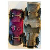 LL - Vintage Diecast Toy Vehicles Lot Including Phillips 66 Tanker and Train Cars