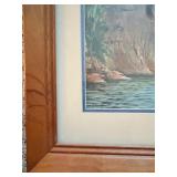 P - Framed Print of Split Rock Lighthouse by C. Keith WhiteRock