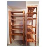 LL - Wood Storage Shelving Units with Removable Bin