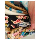 LL - Large Collection of Assorted Fabric and Craft Sewing Material