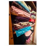 LL - Large Lot of Assorted Fabric and Sewing Supplies