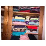 LL - Large Lot of Assorted Fabric and Sewing Supplies