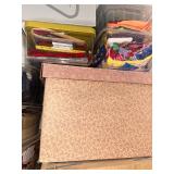 LL - Large Lot of Assorted Fabric and Sewing Supplies