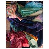 LL - Large Collection of Assorted Fabric and Quilting Material