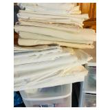 LL - Large Collection of Assorted Fabric and Quilting Material