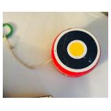 LL - Vintage Collection: Schoenhut Toy Piano, Canasta Card Set, Book, and Wooden Yo-Yo