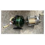 G - Johnson Century 100B Fishing Reel, Game Getter Reel, and Flow-Troll Bait Container
