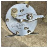 G - Johnson Century 100B Fishing Reel, Game Getter Reel, and Flow-Troll Bait Container