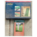 G - Golf Practice Set with 9 Ft Automatic Putting System and Swing Groover Trainer