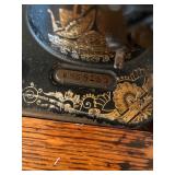 Antique Singer Treadle Sewing Machine Table with Drawers