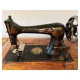 Antique Singer Treadle Sewing Machine Table with Drawers