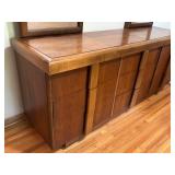 Lane Mid-Century Modern Dresser with Dual Mirrors