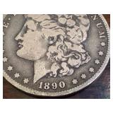 1890-O Morgan Silver Dollar Coin