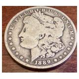 1889-O Morgan Silver Dollar Coin