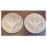 1902-O and 1903 Barber Half Dollar Coins