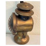 DR - Antique Brass Railroad Lantern with Handle