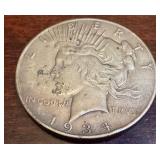 1934-S Peace Silver Dollar Coin