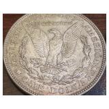 Pair of 1921 Morgan Silver Dollars US Coins