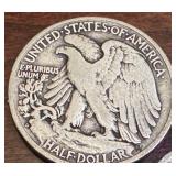 Set of 3 1939 Walking Liberty Half Dollars (P, D, S Mints)