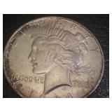 1924 Peace Silver Dollar Coin