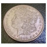 1896 Morgan Silver Dollar Coin
