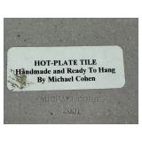 K - Michael Cohen Handmade Lobster Hot Plate Tile
