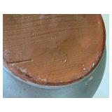 DR - Handcrafted Ceramic Pitcher with Blue-Gray Glaze