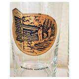 K - Set of 6 Vintage Minnesota Souvenir Drinking Glasses