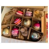 LBR - Collection of Assorted Vintage Christmas Ornaments in Boxes