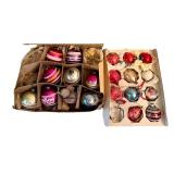 LBR - Collection of Assorted Vintage Christmas Ornaments in Boxes