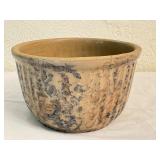 K - Vintage Spongeware Mixing Bowl