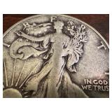 Set of 3 1941 Walking Liberty Half Dollars - 2 Denver, 1 San Francisco Mint Marks