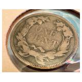 Antique 1858 Flying Eagle One Cent Coin
