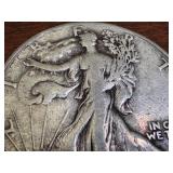 Set of 3 1942 Walking Liberty Half Dollar Coins: 1942, 1942-D, 1942-S