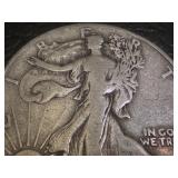 Set of 3 Walking Liberty Half Dollars 1943-S, 1943-D, 1943