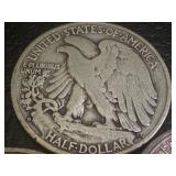 Set of 3 Walking Liberty Half Dollars 1943-S, 1943-D, 1943