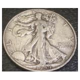 1944 and 1944-S Walking Liberty Half Dollar Silver Coins