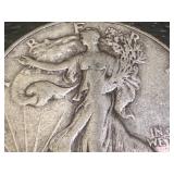 1944 and 1944-S Walking Liberty Half Dollar Silver Coins