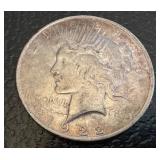 1922 Peace Silver Dollar Coin