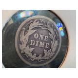 1898 Barber Dime United States Silver Coin