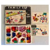 LR - Vintage Rig-A-Jig Family Set Construction Toy with Box