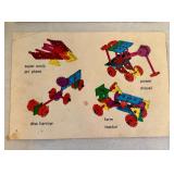 LR - Vintage Rig-A-Jig Family Set Construction Toy with Box