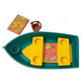 Vintage Fisher Price Play Family Camper with Figures and Accessories