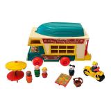 Vintage Fisher Price Play Family Camper with Figures and Accessories