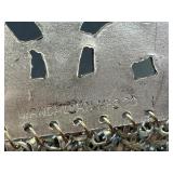 Antique Mandalian Color-Vision Mesh Purse with Floral Design