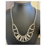 Vintage Rhinestone Jewelry Collection with Necklaces and Earrings