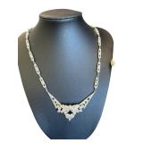 Vintage Rhinestone Jewelry Collection with Necklaces and Earrings